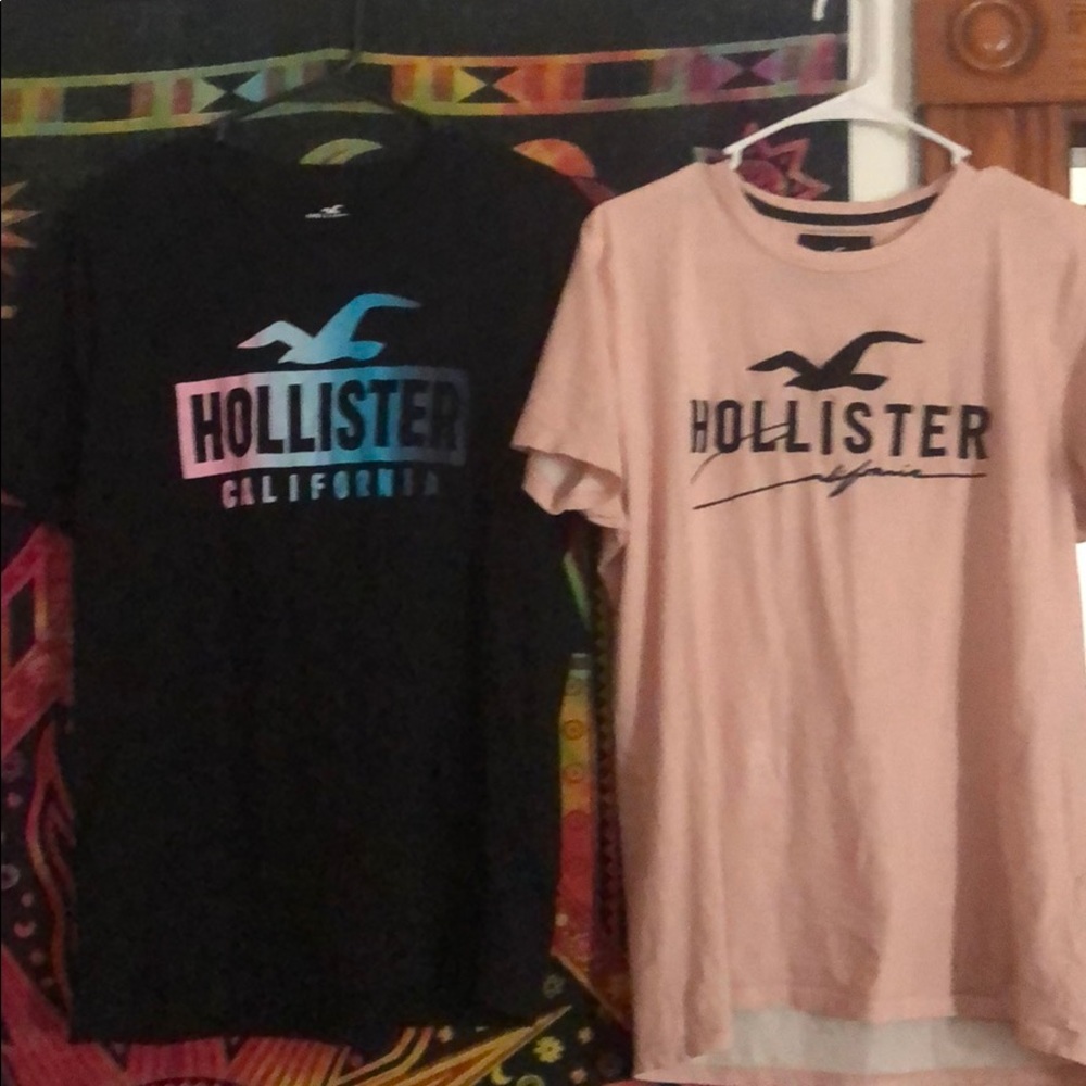 Two Hollister MEN shirts